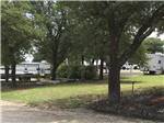 View larger image of A grassy area by the RV sites at BIG OAK RV RESORT image #3