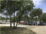 View larger image of Trees around a paved RV site at BIG OAK RV RESORT image #5