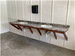 Sinks in the restroom at Creekside Campground - thumbnail