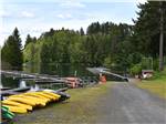 View larger image of A row of grassy RV sites at MAYFIELD LAKE RV RESORT AND MARINA image #8
