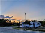 The park at sunset - thumbnail
