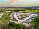 Aerial view of the RV sites - thumbnail
