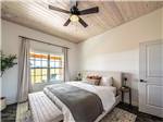 Bright bedroom inside of one of the rentals - thumbnail