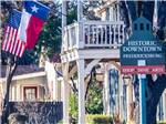 Sign for Historic Downtown Fredericksburg nearby - thumbnail