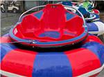 Water bumper boats ready for use at SPLASH MAGIC RV RESORT BY RJOURNEY - thumbnail