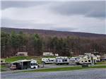 View of trailers parked at JAMES CREEK RV RESORT BY RJOURNEY - thumbnail