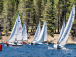 Sailboats on the water at Lakeshore Resort at Huntington Lake - thumbnail