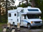 A Class C motorhome in a site - thumbnail