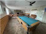 Pool table inside main building at BV OVERLOOK CAMP & LODGING - thumbnail