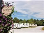 View larger image of The front entrance sign at QUIET WOODS GREEN RIVER STABLES HORSE CAMP  RV PARK image #1