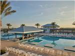 View larger image of A view of the swimming pools at CAMP MARGARITAVILLE RV RESORT CRYSTAL BEACH image #12