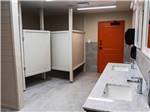 The clean bathrooms stalls at TAOS RV PARK - thumbnail