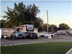 A group of back in RV sites at CENTER POINT RV PARK - thumbnail