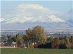 Snowy mountains in the distance at CENTER POINT RV PARK - thumbnail