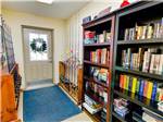 Entryway with small library at PORT O'CONNOR RV PARK - thumbnail