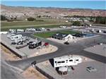 Overhead view of RVs and campsite at VENTURE RV PARK - thumbnail