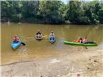 View larger image of People on the river intertubing at CHICKASAWHAY RIVER RV PARK image #8