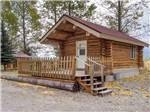 One of the rental log cabins at HOVER CAMP - thumbnail