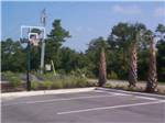 Basketball hoop mounted at edge of asphalt area at TOPSAIL SOUND RV PARK - thumbnail