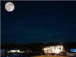 A full moon over the campsites at GULF SHORES RV RESORT - thumbnail