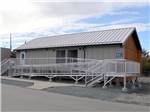 View larger image of The restroom building with a ramp at PACIFIC PALMS RV RESORT image #8