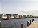A row of rentals by the waterfront at SUN OUTDOORS CHINCOTEAGUE BAY - thumbnail