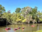 Kayakers on the lake at Clear Lake Campground - thumbnail