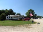 Parked trailers at site RV Texoma - thumbnail