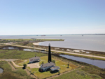 Aerial View of Lighthouse at Beachside RV Park at Crystal Beach - thumbnail