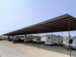 Covered parking are for trailers at site Stateline Cabins & RVs - thumbnail