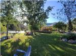 A view of the river from a grassy knoll - thumbnail