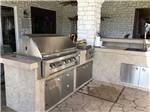 A stainless steel bbq pit at IRON HORSE RV RESORT - thumbnail