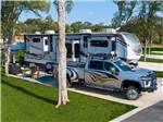 A truck and fifth wheel at a site - thumbnail