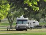 Parked RV at site Days End Campground & RV Park - thumbnail