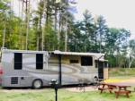 Parked RV at site Lone Mountain River Front Campground - thumbnail