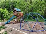 The children's playground at MAMMOTH RIDGE RV PARK - thumbnail