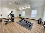 Exercise equipment in the gym at Medical Center RV Resort - thumbnail