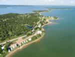 Aerial view of Campground at Oasis Lake Buchanan - thumbnail