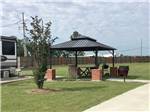 A covered sitting area at Gator RV Park - thumbnail