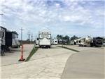 Travel trailers parked at sites at Gator RV Park - thumbnail