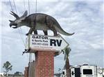 Entrance sign at Gator RV Park - thumbnail