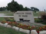 Entrance sign at Oregon Trail RV Park - Westmoreland - thumbnail