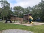 Playground structure at PIPESTEM RV PARK AND CAMPGROUND - thumbnail