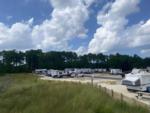 Parked RV's at Beechland Campground - thumbnail