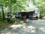 Parked trailer at Big Moose Inn Cabins and Campground - thumbnail
