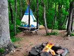 Tent site with at Blue Bear Mountain Camp - thumbnail