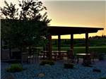 The sitting area next to the golf course at INDIAN SPRINGS RANCH GOLF & RV RESORT - thumbnail