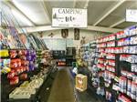 Camping and fishing supplies for sale in the store at BELLS MARINA RV RESORT - thumbnail