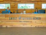 The resort registration desk at SWEET CITRUS ACRES RV RESORT - thumbnail