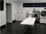 Inside of the very clean laundry room at FINISH LINE RV PARK - thumbnail